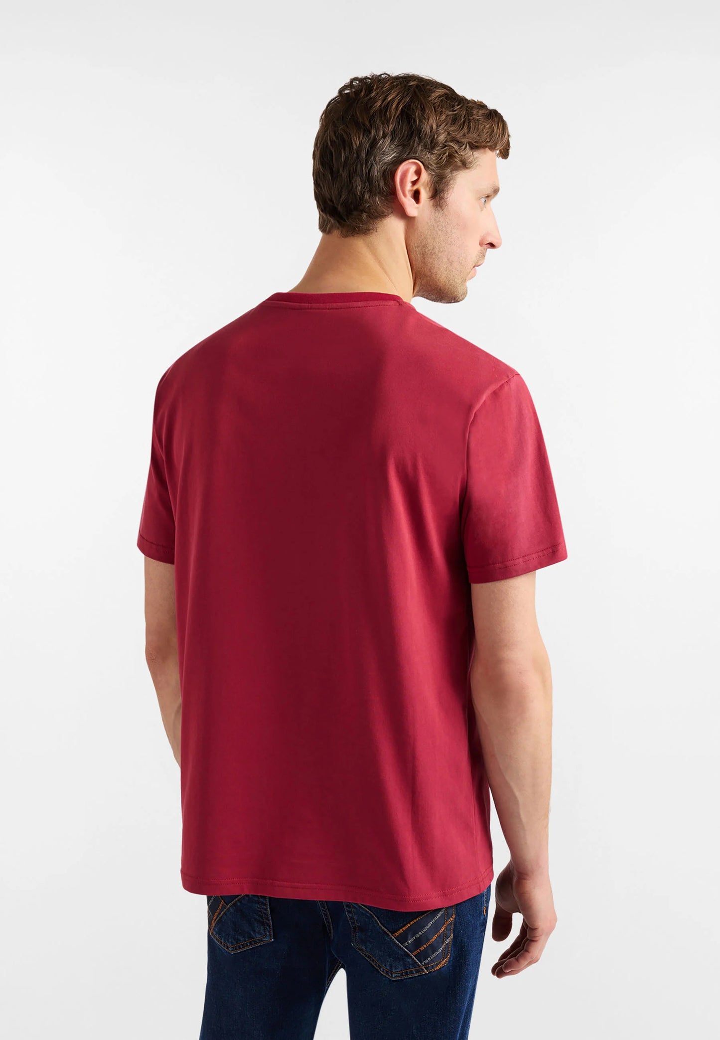 T-Shirt Manica Corta Uomo Harmont & Blaine Fit Relaxed Tinta Unita  IXQ243021771