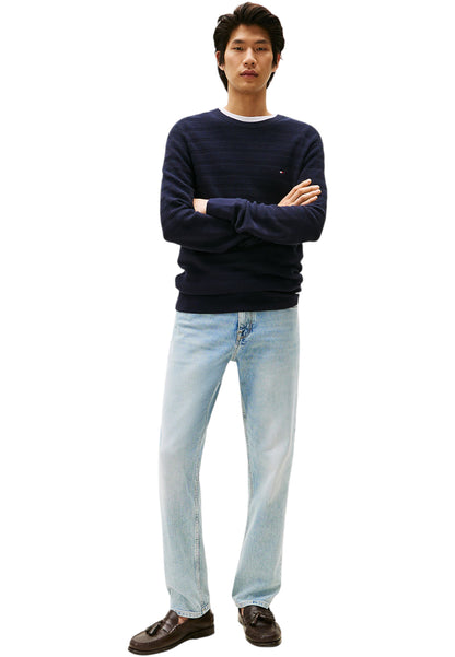 Maglione A Girocollo Uomo Tommy Hilfiger  Stripe Structure MW0MW39535