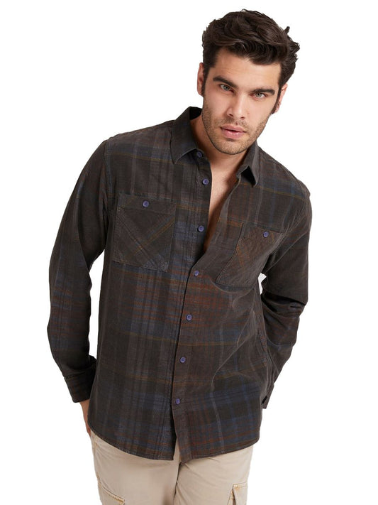 Camicia Manica lunga Uomo Guess   M1BH30WE7I0