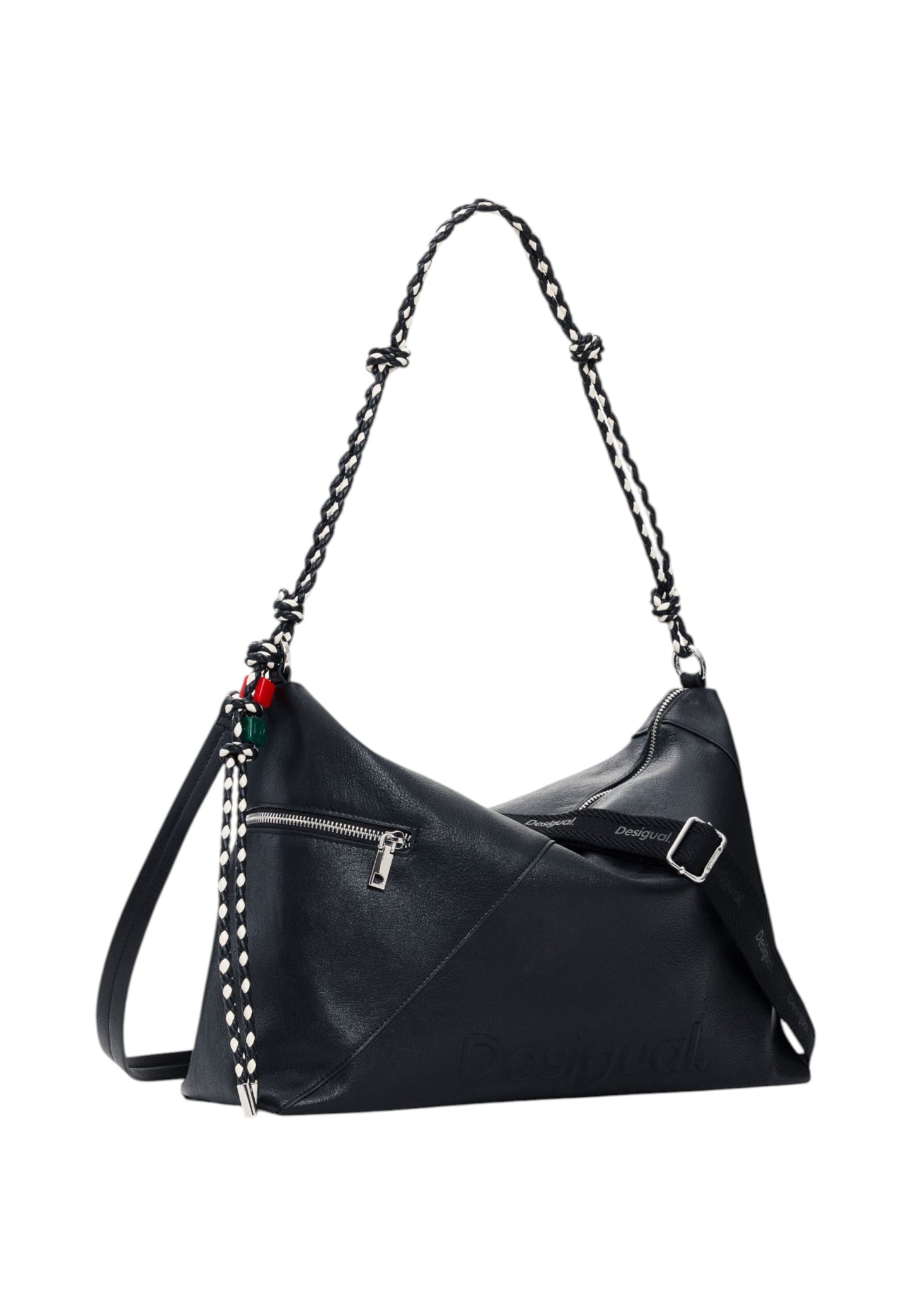 Borsa A Spalla Donna Desigual  Bag Half Logo Leiria 2.0 Black 26SAXP66