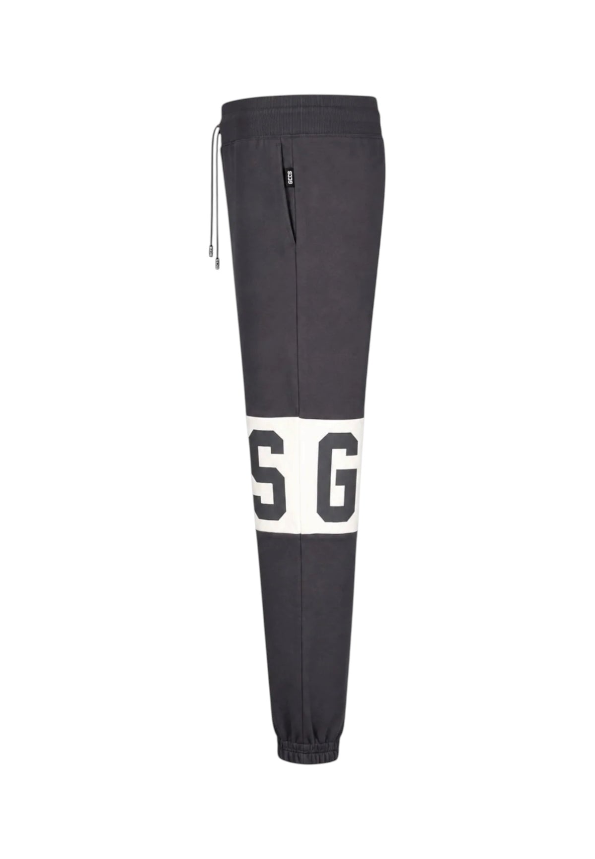 Pantaloni Tuta Uomo Gcds Puro cotone, fasce logo lungo le gambe, vita elasticizzata, coulisse regolabile, tasche laterali, fondo elasticizzato Band Logo Sweatpants Z0MLQI209F004