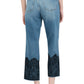 Jeans Straight Fit Donna Liu Jo Vita Regular Dettagli In Pizzo Belt UF5212D0280