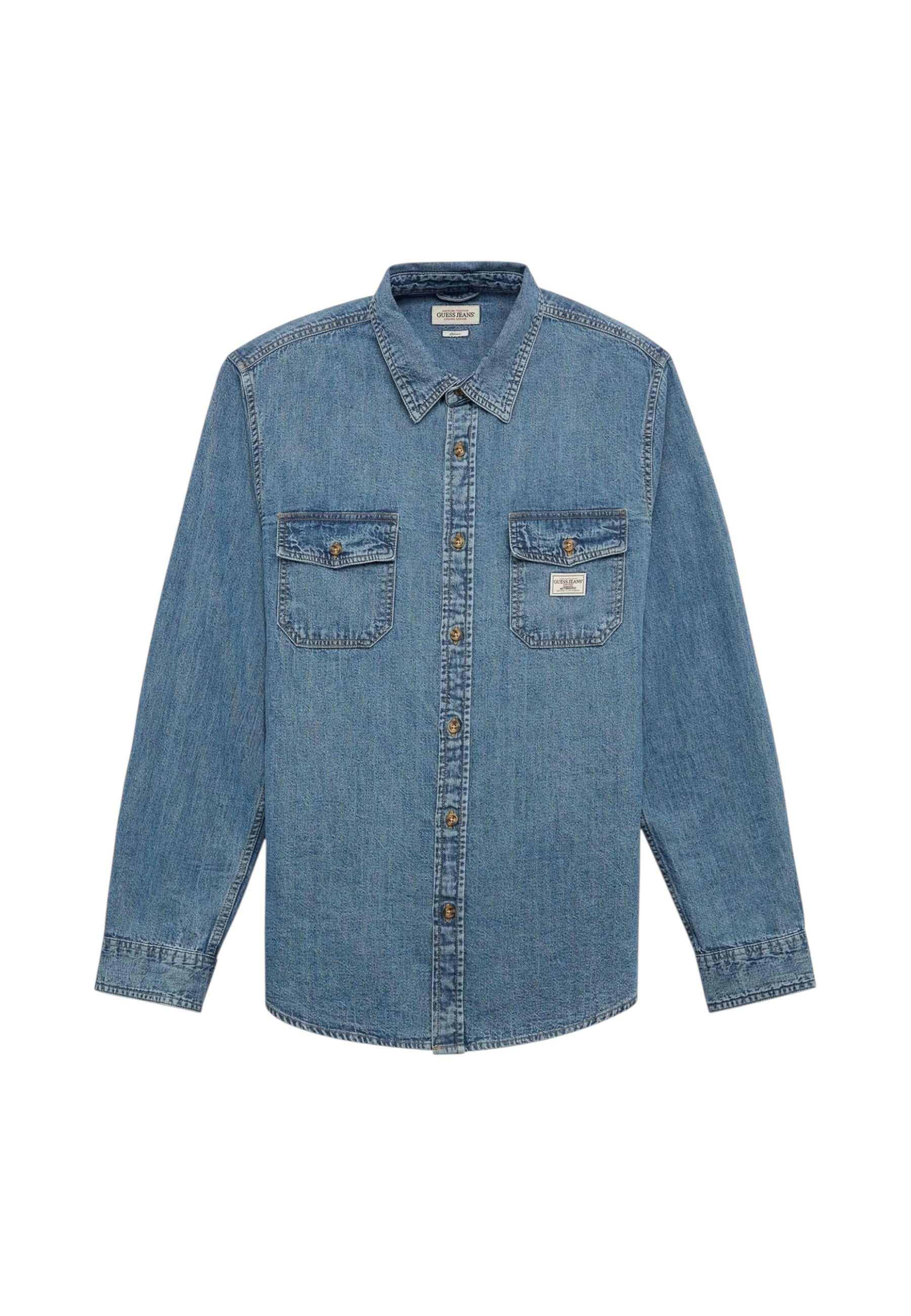 Camicia Manica lunga Uomo Guess  Gj Regular Denim M4YH56D5EI2