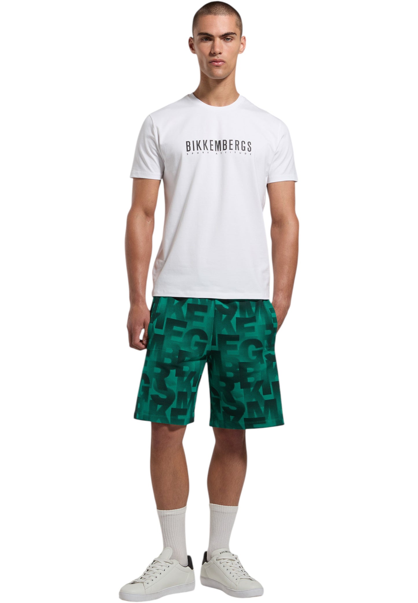 T-Shirt Manica Corta Uomo Bikkembergs Stampa Logo