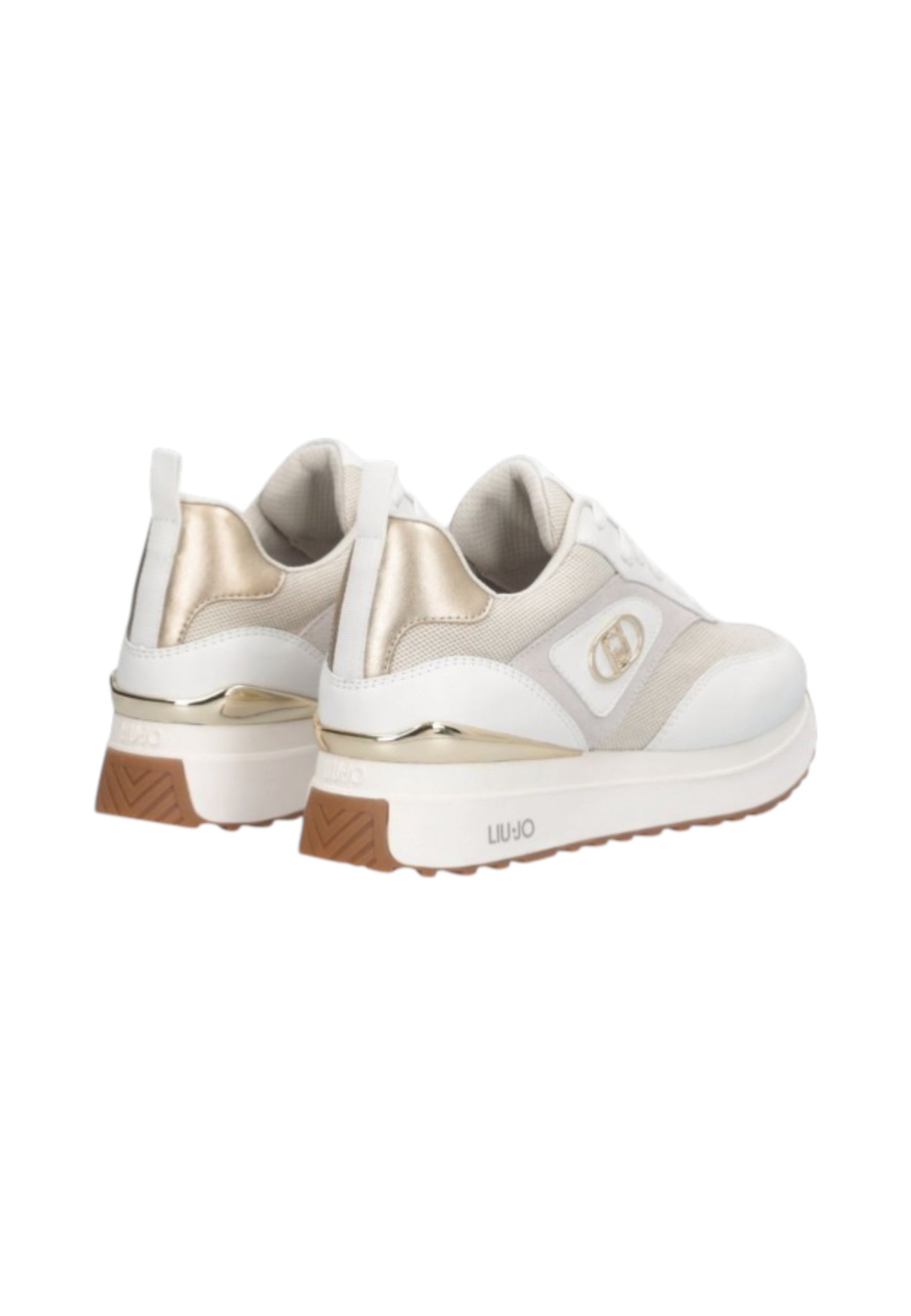 Sneakers Basse Donna Liu Jo In Pelle Di Vitello/Canvas Liu Jo Maxi Wonder 97 Bis BA6005PX806