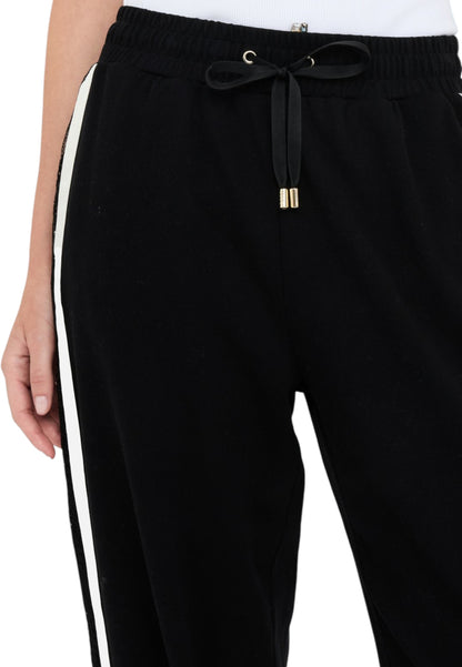 Pantaloni Tuta Donna Liu Jo Con Pizzo  TF5010J4523