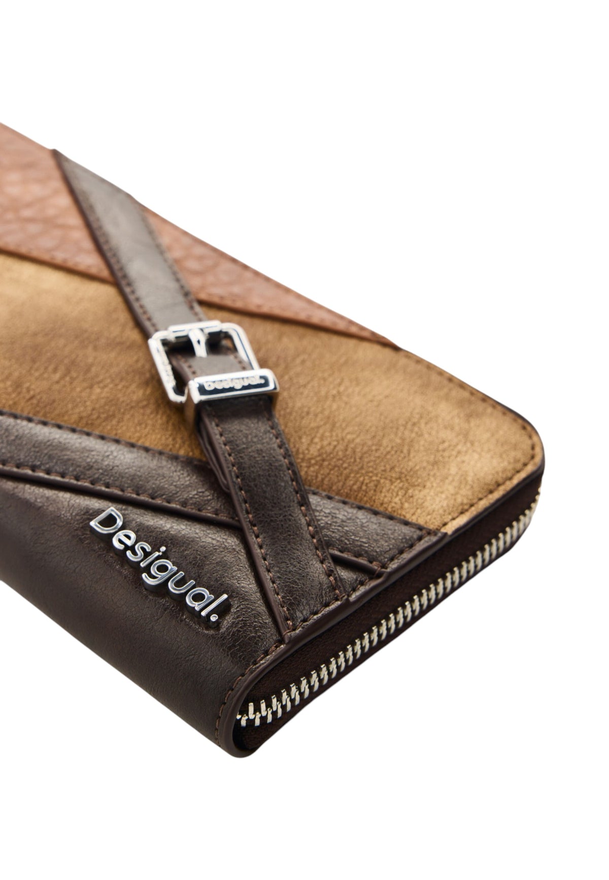 Portafoglio Con Zip Donna Desigual Effetto Pelle Aurea Fiona 26WAYP20