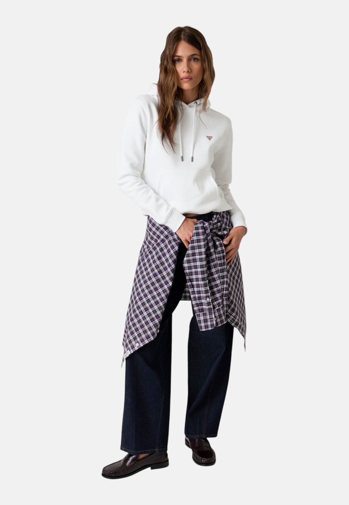 Felpa Con Cappuccio Donna Guess Vestibilit� regular Gj W4YQ04KC811