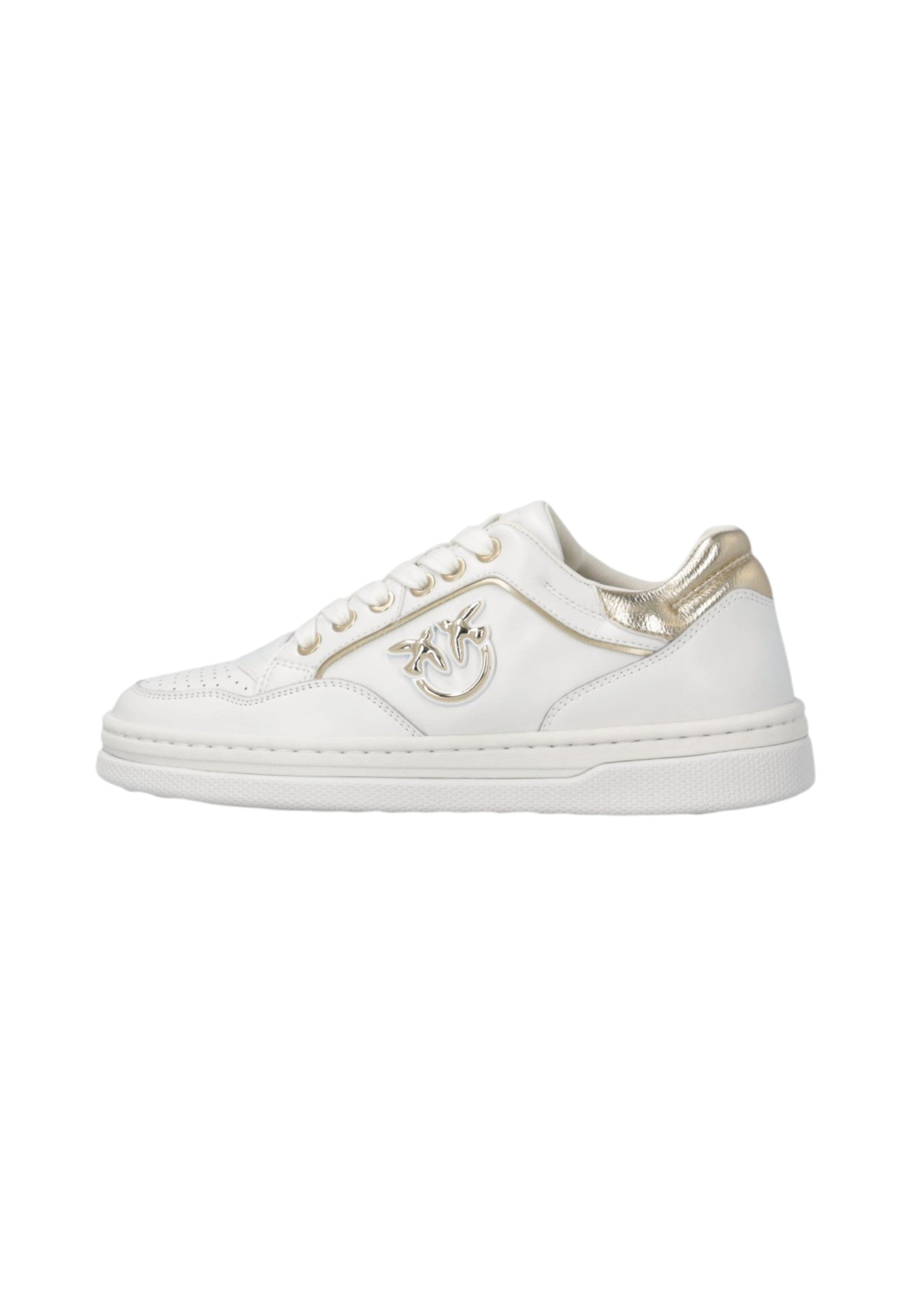 Sneakers Basse Donna Pinko In Pelle Di Vitello Con Logo Love Birds Mandy 21 SS0159P001