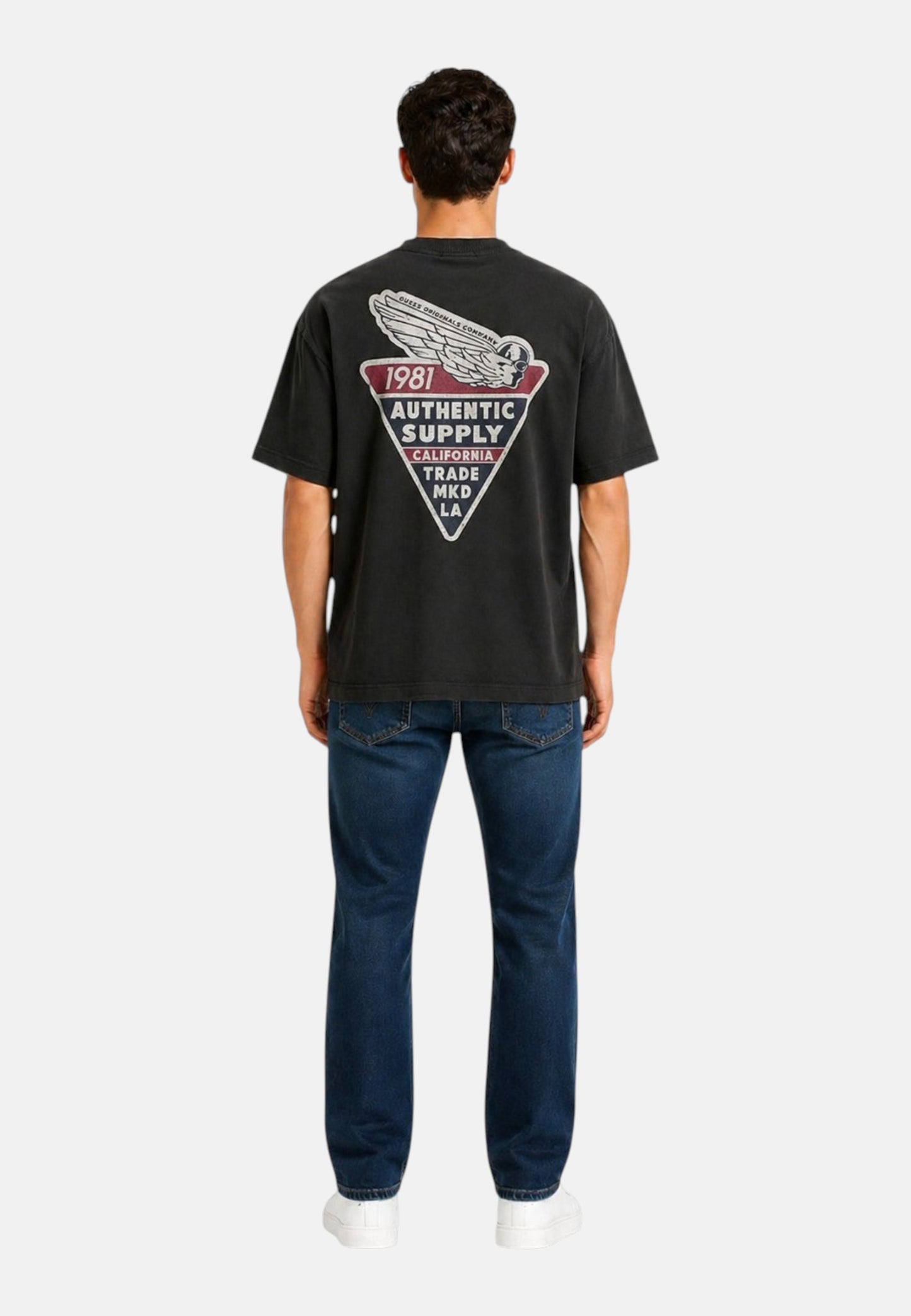 T-Shirt Manica Corta Uomo Guess  Go Graphic Boxy M6RI56K8FQ4