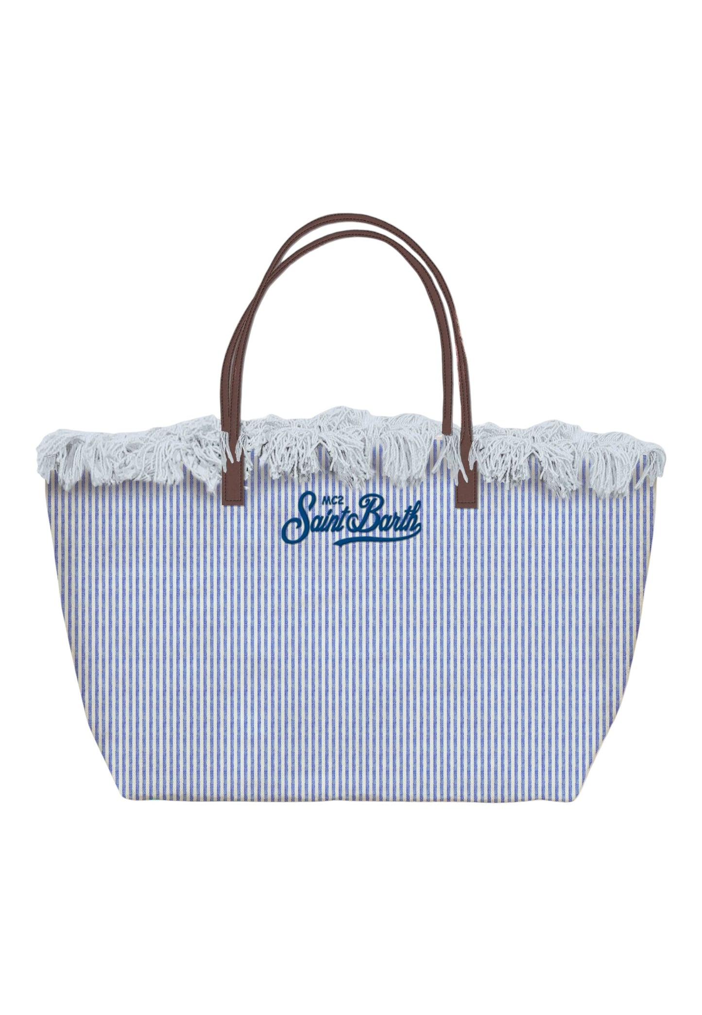 Borsa A Spalla Donna Mc2 Saint Barth Micro Stripes V City Bag Mid Fringe CBMF001