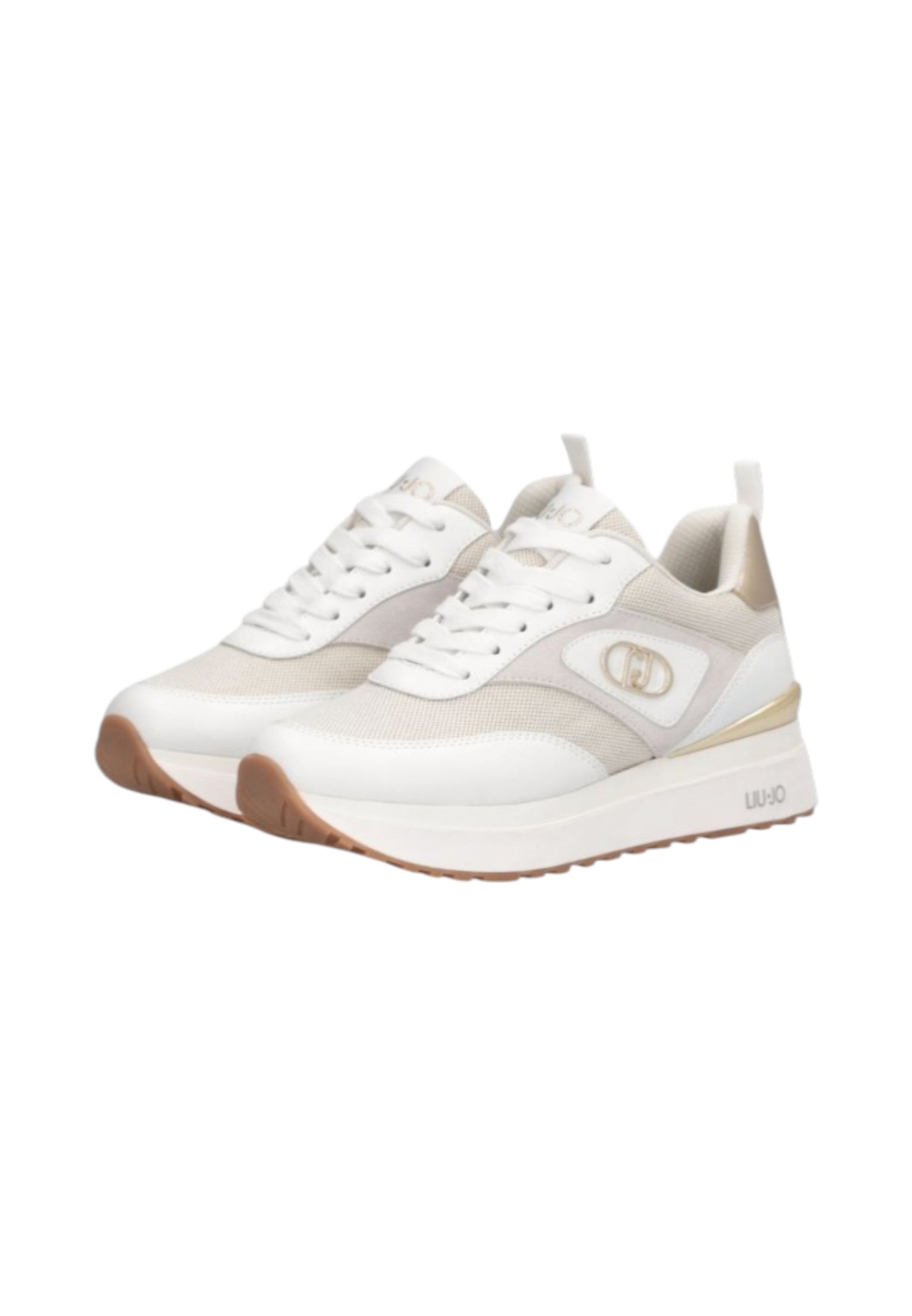 Sneakers Basse Donna Liu Jo In Pelle Di Vitello/Canvas Liu Jo Maxi Wonder 97 Bis BA6005PX806