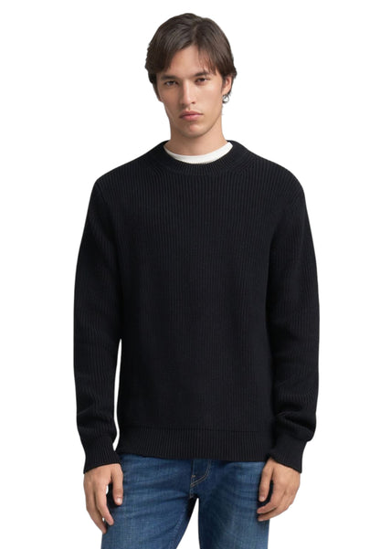 Maglione A Girocollo Uomo Replay A Costine  UK4722.000.G23788