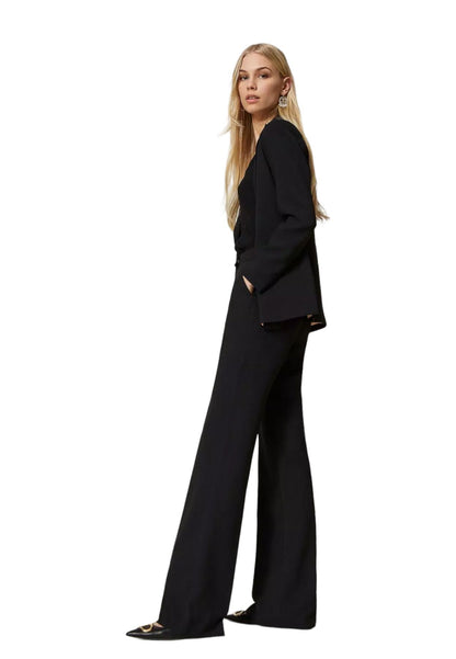 Pantaloni Eleganti Donna Twinset Fashion Fluid Crepe 231TP2394