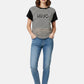 T-Shirt Manica Corta Donna Liu Jo Jersey Rigato  VA6039J3908