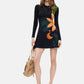 Vestito Corto Donna Desigual Grande, Motivo floreale, Fit regular, Manica lunga, Collo a camicia Edimburgo 26WWVK30