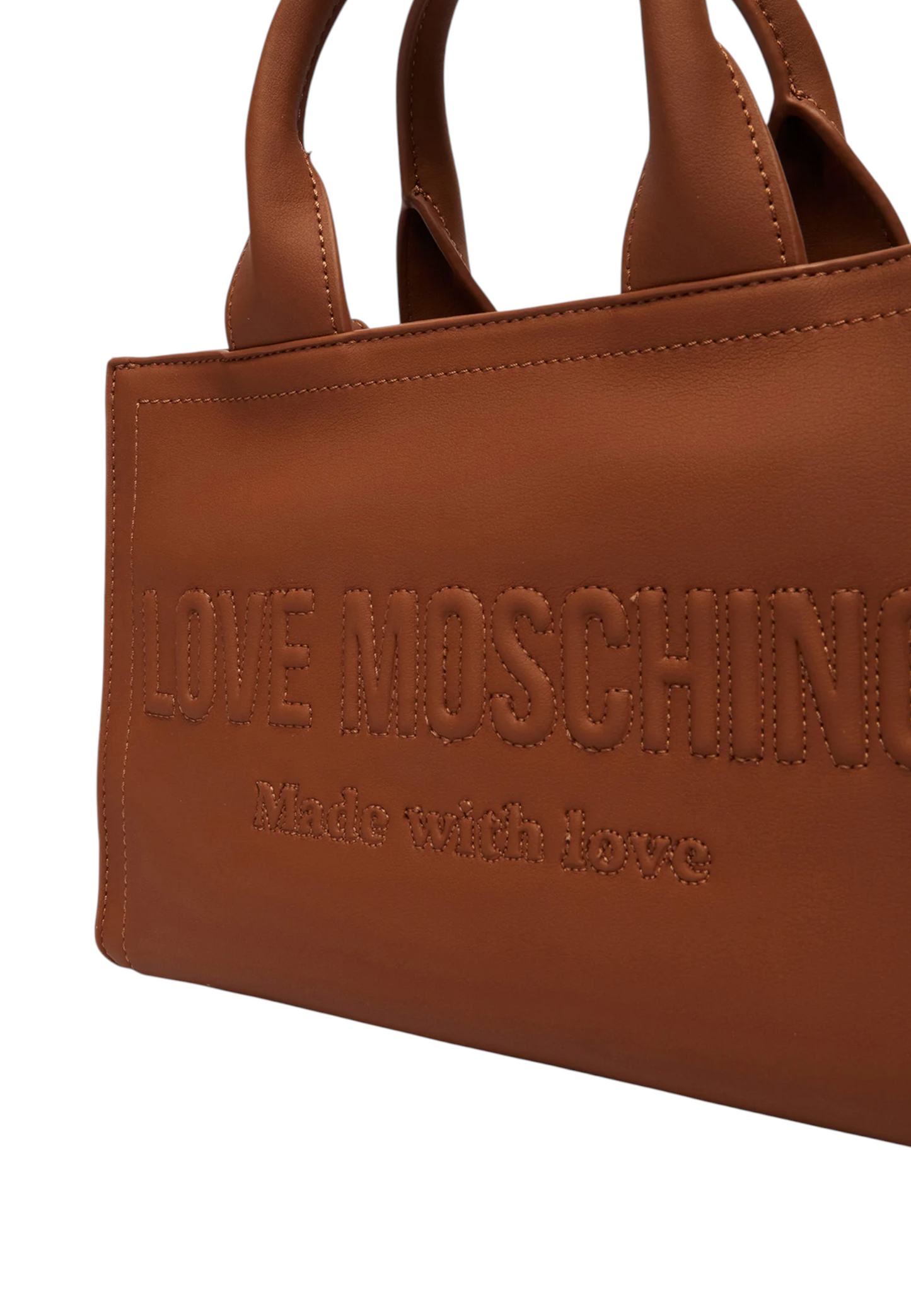 Borsa A Mano Donna Love Moschino Mini Con Logo In Rilievo E Tracolla Removibile  JC4044PP1PLE0