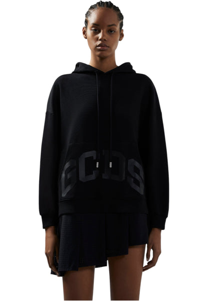 Vestito Corto Donna Gcds Con Cappuccio Lounge Logo
