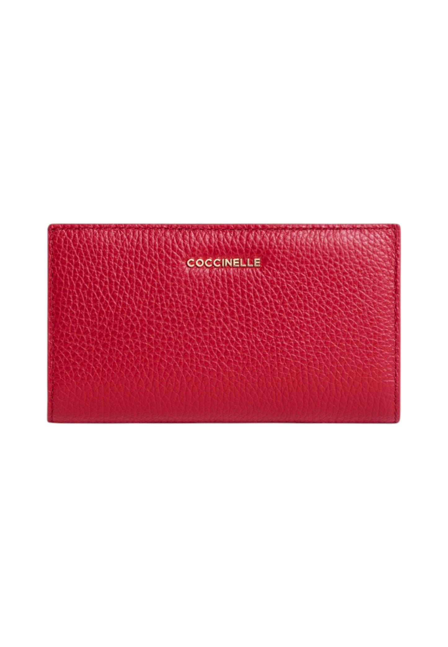 Portafoglio Con Patta Donna Coccinelle In Pelle Martellata Metallic Soft Large E2MW511F101