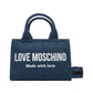 Borsa A Mano Donna Love Moschino In Denim  JC4055PP1OLG1