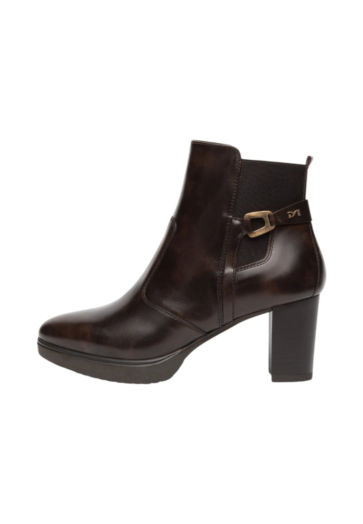 Stivaletti  Donna Nero Giardini  Manolete Elastico 85 Pu.Lesina L16720 T.M I617261D