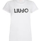 T-Shirt Manica Corta Donna Liu Jo  Liujo Diagon.Cry UF5266JS904