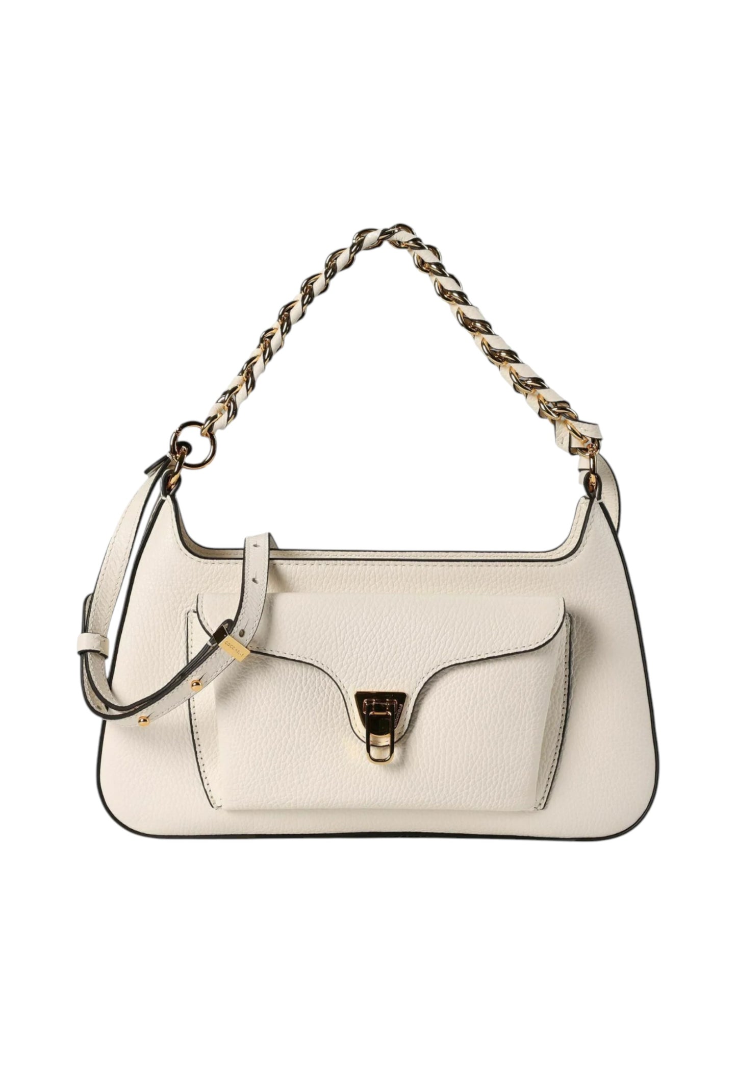 Borsa A Spalla Donna Coccinelle In Pelle Martellata Coccinelle Beat Generation Medium E1TFK120101
