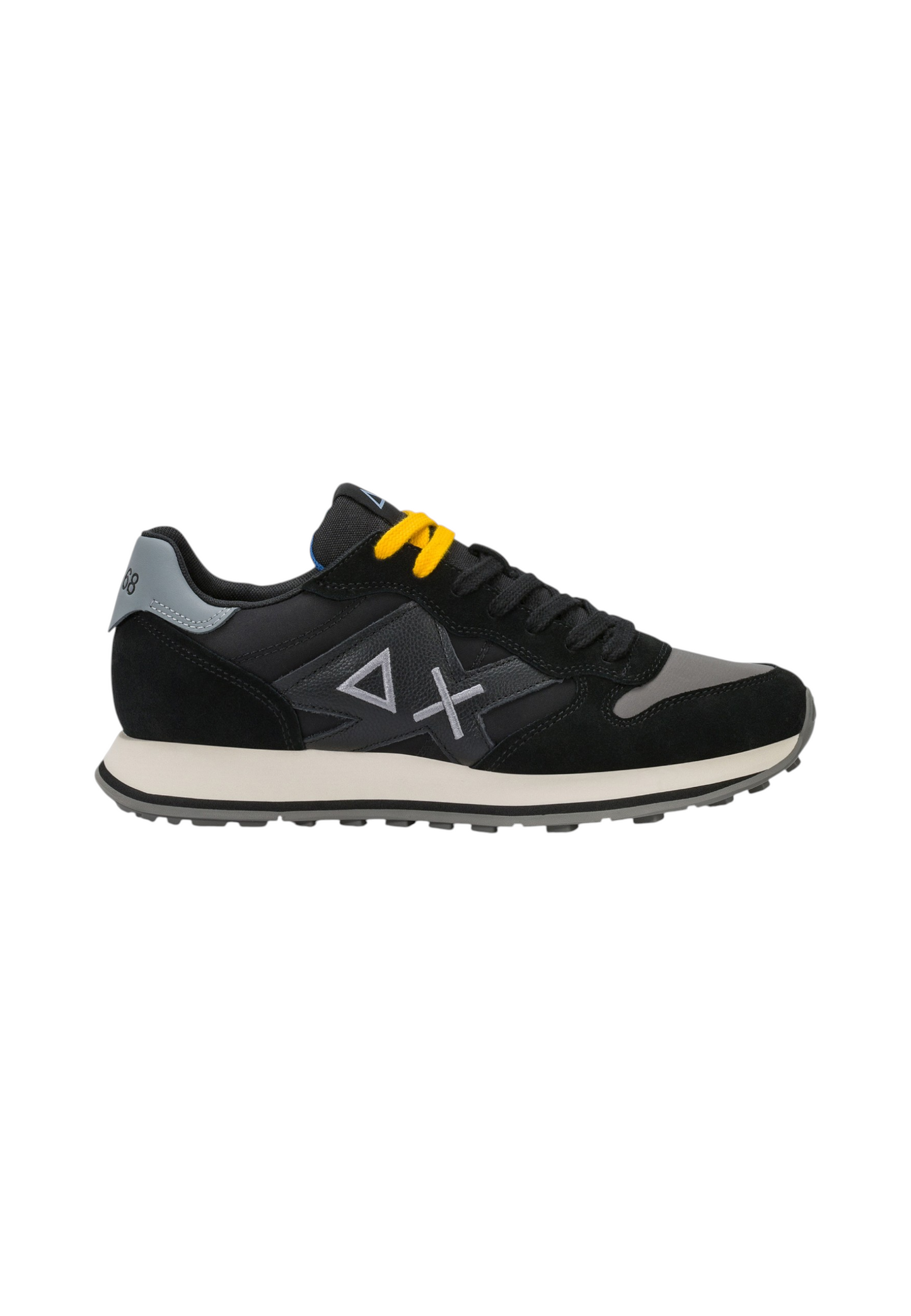 Sneakers Basse Uomo Sun68 Stile Running, Nylon E Suede, Maxi Logo, Bicolor Jaki 2.0 Bicolor Z46122