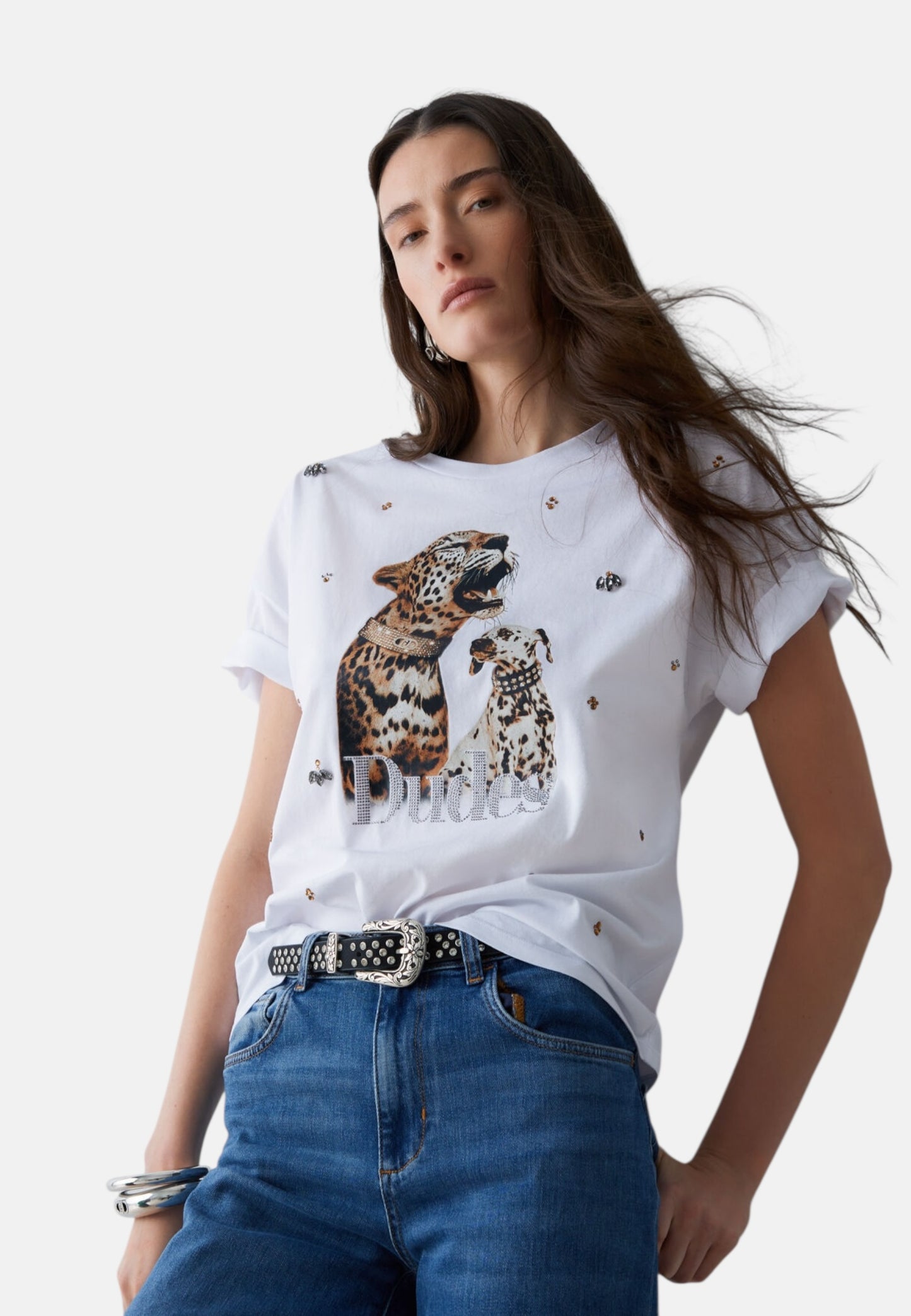 T-Shirt Manica Corta Donna Liu Jo Dudes Liujo Eco Line WA6331JS904