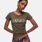 T-Shirt Manica Corta Donna Liu Jo Flower Eco Line VA6169JS003