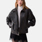 Giacca In Pelle Sintetica Donna Liu Jo Bomber  WF6194E1106