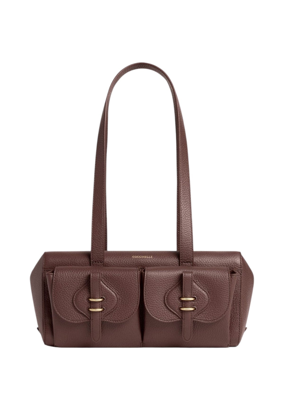 Borsa A Spalla Donna Coccinelle Pelle con grana, Con tasca Mavery Pocket E1VGK120301