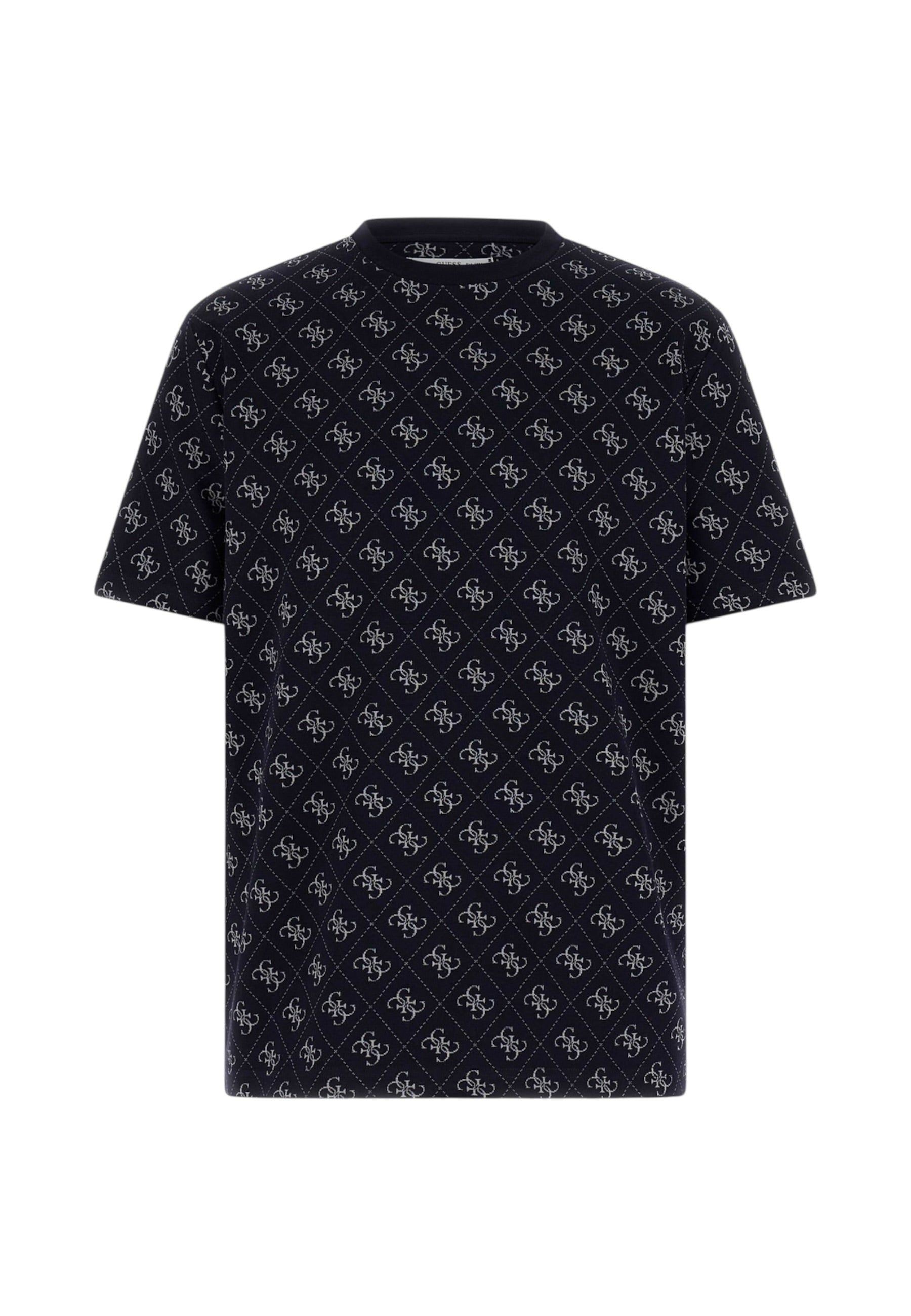 T-Shirt Manica Corta Uomo Guess  Jacquard 4G Knit M6GP34K3200