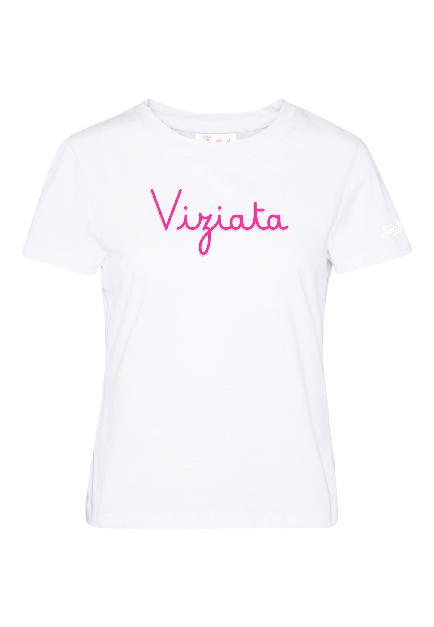 T-Shirt Manica Corta Donna Mc2 Saint Barth Viziata Emb Emilie EMI0001