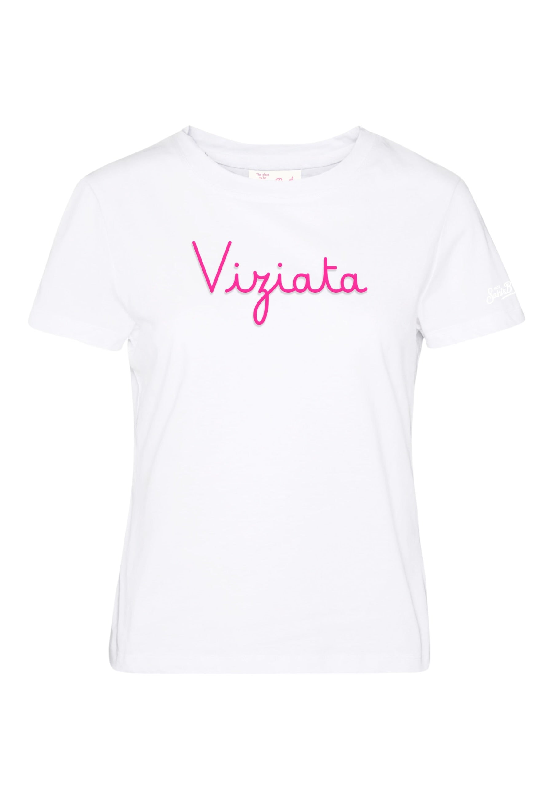 T-Shirt Manica Corta Donna Mc2 Saint Barth Viziata Emb Emilie EMI0001