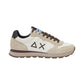 Sneakers Basse Uomo Sun68 Stile Running, Logo Ricamato, Nylon E Suede Tom Solid Z46101