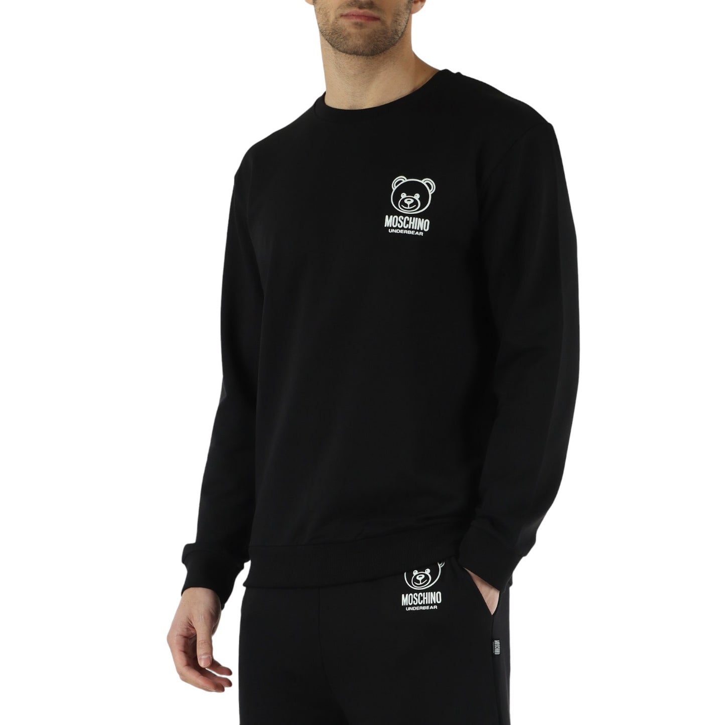 Felpa A Girocollo Uomo Moschino   241V1A17014422