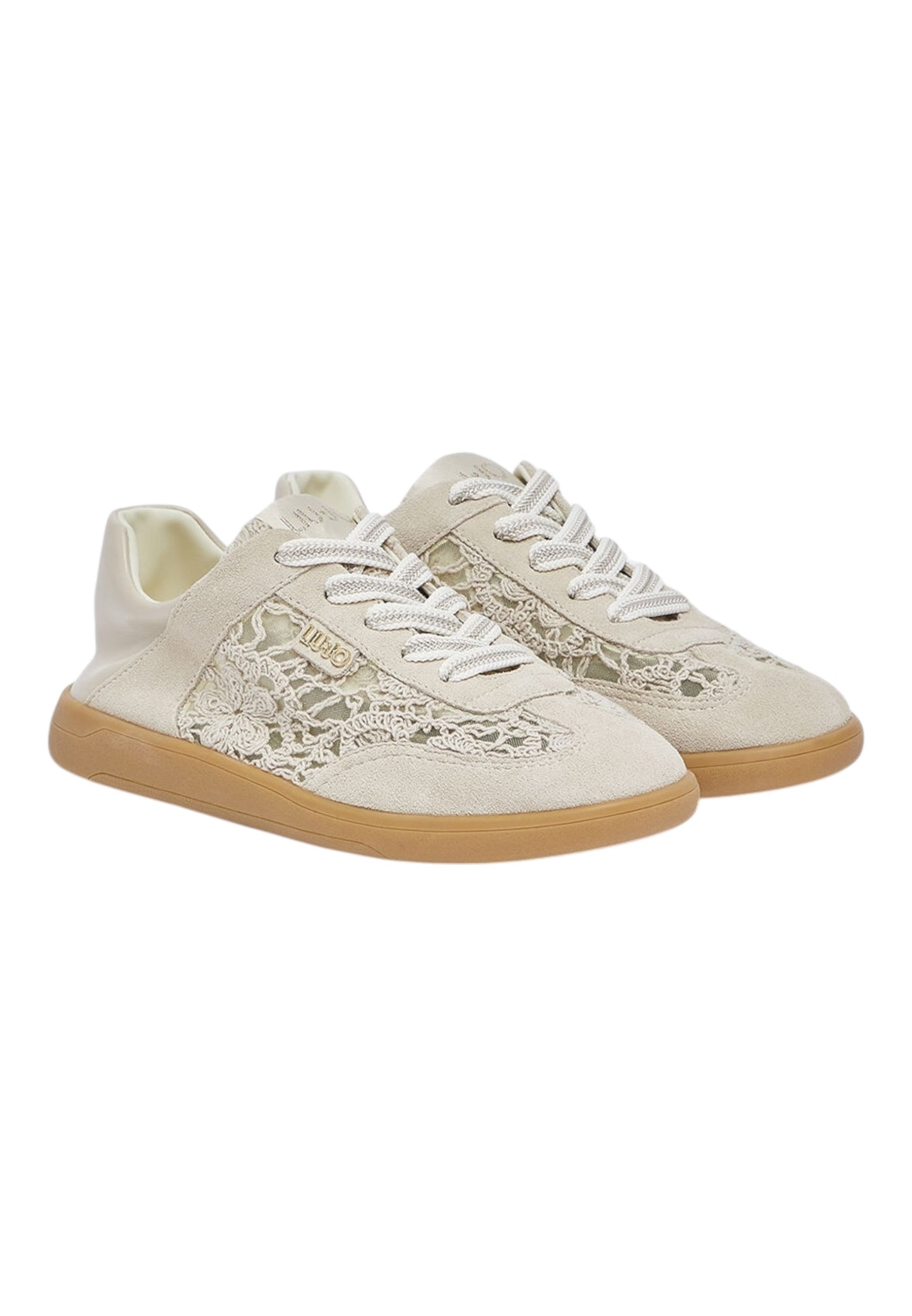 Sneakers Basse Donna Liu Jo In MacramÃƒÆ’Ã‚Â¯Ãƒâ€šÃ‚Â¿Ãƒâ€šÃ‚Â½/Camoscio Bovino Connor 03 BA6071TX541