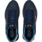 Sneakers Basse Uomo Sun68 Stile Running, Nylon E Suede, Maxi Logo Ricamato, Dettagli A Contrasto Jaki 2.0 Solid Z46121
