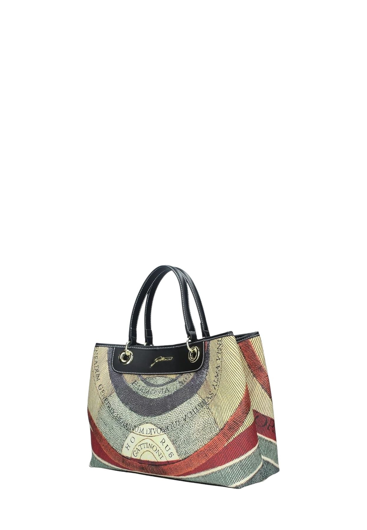 Borsa A Mano Donna Gattinoni Large Doppio Manico Planetarium BEGPL2632WPQ