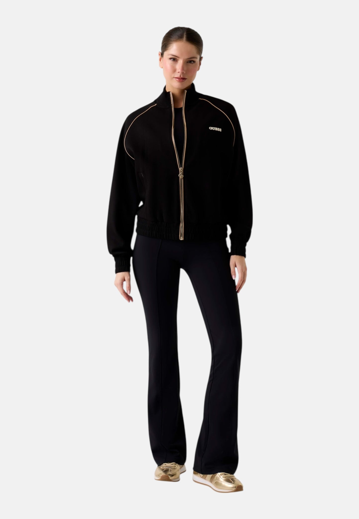 Felpa Con Zip Donna Guess  Georgia V6RQ00KD852