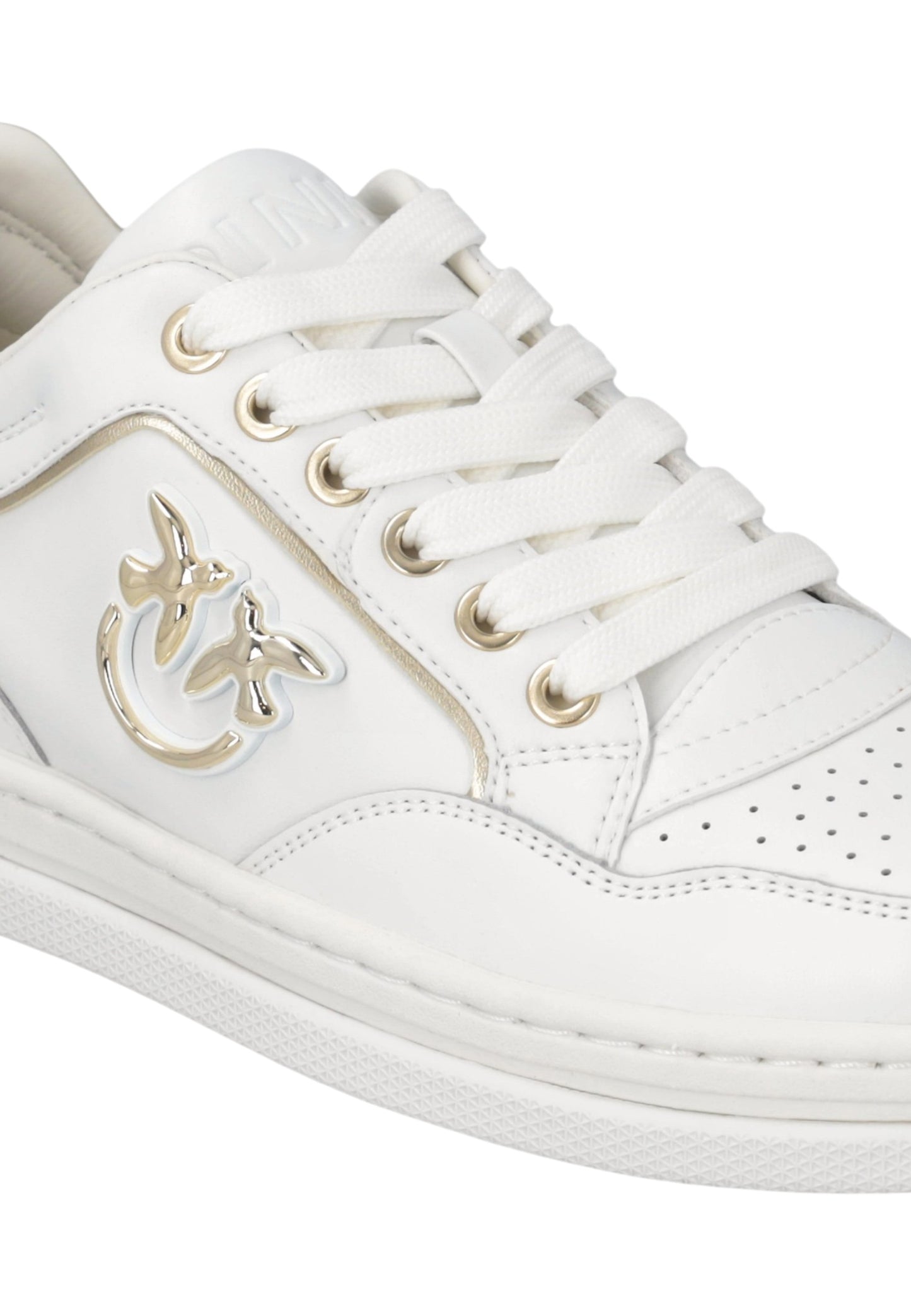 Sneakers Basse Donna Pinko In Pelle Di Vitello Con Logo Love Birds Mandy 21 SS0159P001