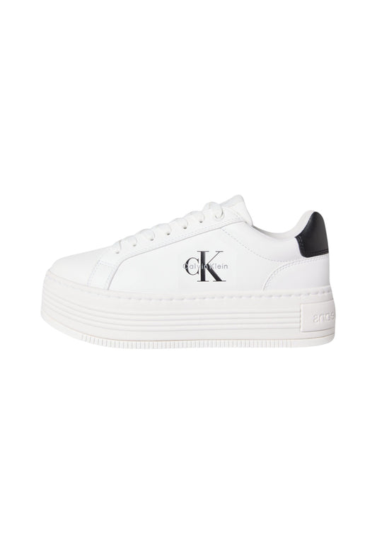 Sneakers Basse Donna Calvin klein Jeans Con Suola Alta Bold Flatf Low Lace YW0YW01878