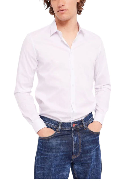 Camicia Manica lunga Uomo Gaudi Collo Italiano Slim  321GU45001