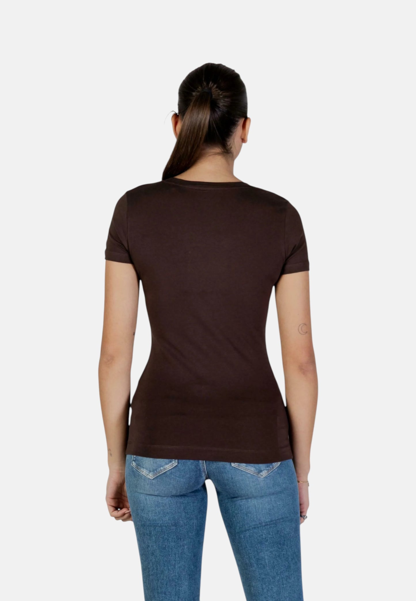T-Shirt Manica Corta Donna Guess  Leo Triangle W6RI32J1314