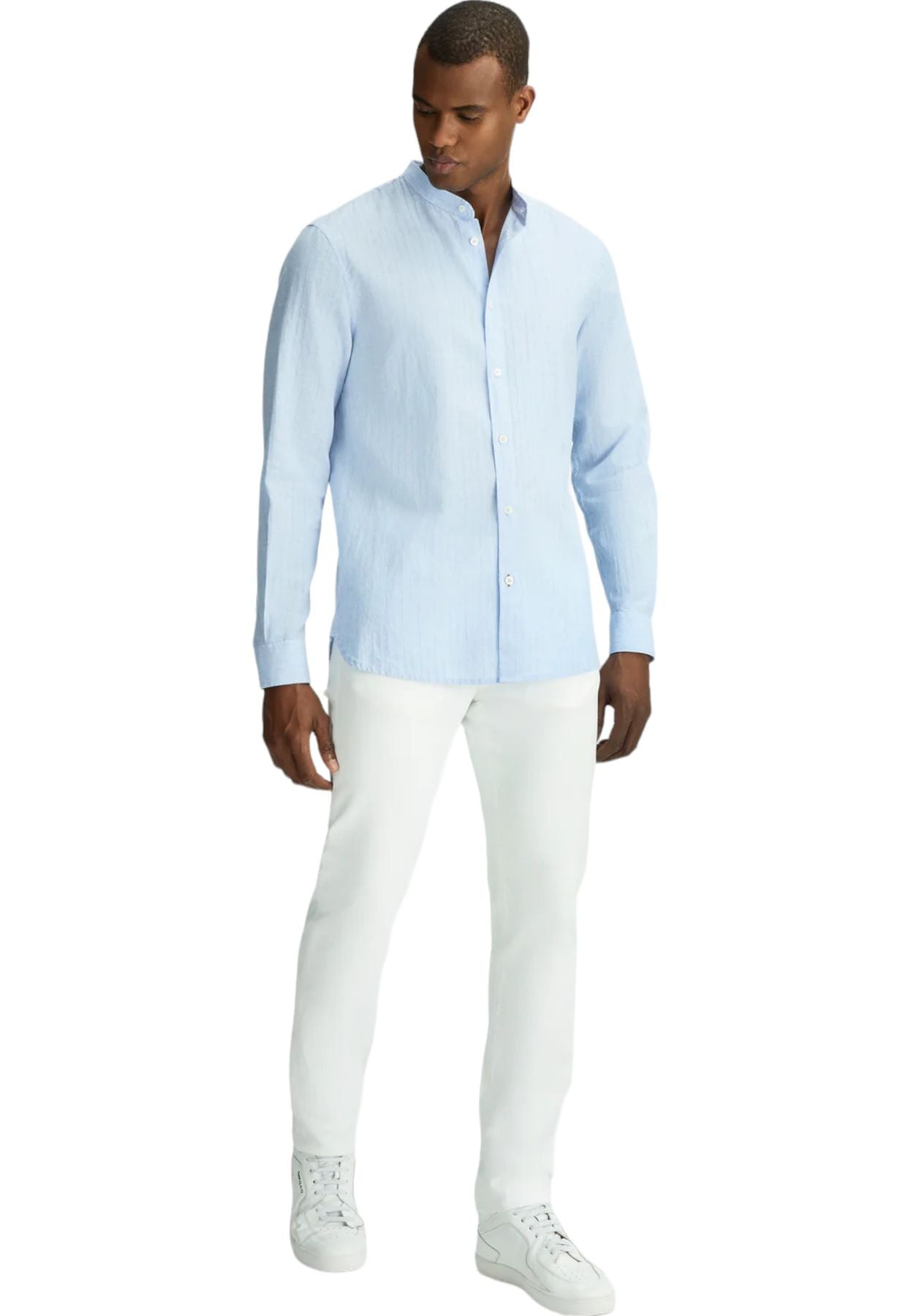 Camicia Manica lunga Uomo Gas Linen Dobby Misao/R 151387101037