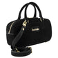 Borsa A Mano Donna Braccialini A Bauletto, Doppio con tracolla removibile e regolabile, Chiusura con zip, Due tasche interne, una con zip e una aperta, Finitura effetto camoscio, Dimensioni: 27.5 x 9.5 x 13 Cm Sara B19370PP