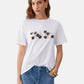 T-Shirt Manica Corta Donna Liu Jo LiuJo Sequins Floral Eco Line WA6238JS923