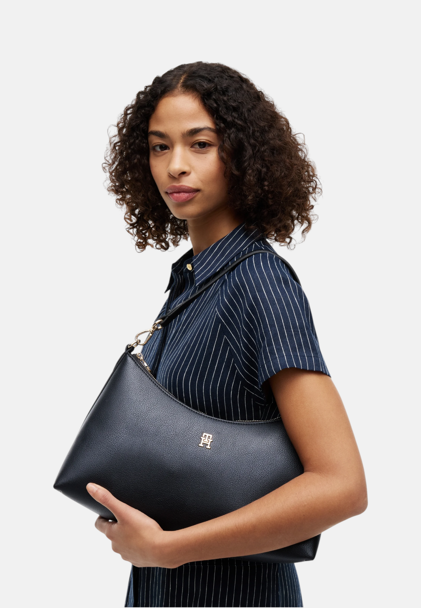 Borsa A Spalla Donna Tommy Hilfiger Shoulder Bag Th Icon AW0AW18720
