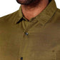 Camicia Manica lunga Uomo Calvin klein  Linen Cotton Regular